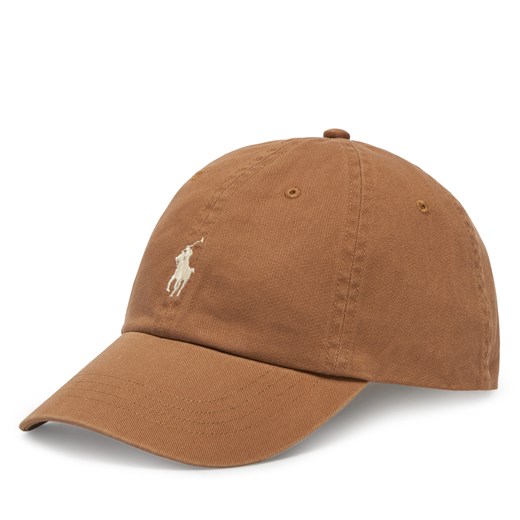 Czapka z daszkiem Polo Ralph Lauren 211912843053 Brązowy Polo Ralph Lauren one size eobuwie.pl