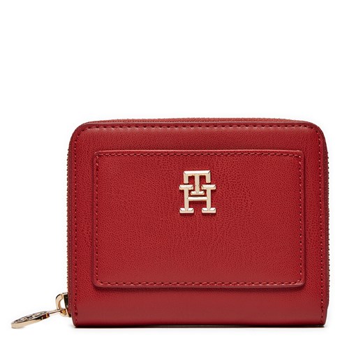 Duży Portfel Damski Tommy Hilfiger Distinct Med Za AW0AW16722 Czerwony Tommy Hilfiger one size eobuwie.pl