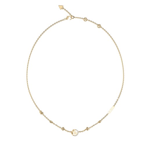 Naszyjnik Guess JUBN05 038JW Złoty Guess one size eobuwie.pl