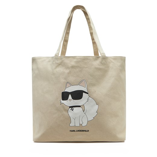 Torebka KARL LAGERFELD A1W50022 Beżowy Karl Lagerfeld one size eobuwie.pl