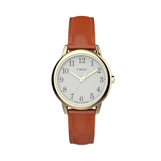 Zegarek Timex Easy Reader Classic TW2W32600 Brązowy one size eobuwie.pl