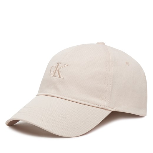 Czapka z daszkiem Calvin Klein Jeans Embroidered Monogram Cap LV04K5024G Różowy one size eobuwie.pl