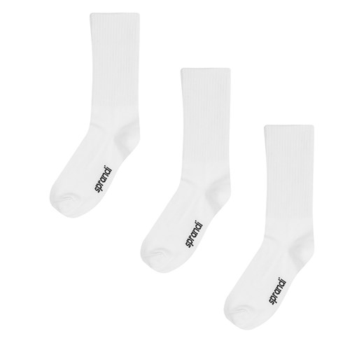 Zestaw 3 par wysokich skarpet unisex Sprandi 0UB-001-AW23 (3-pack) Biały Sprandi 35 eobuwie.pl