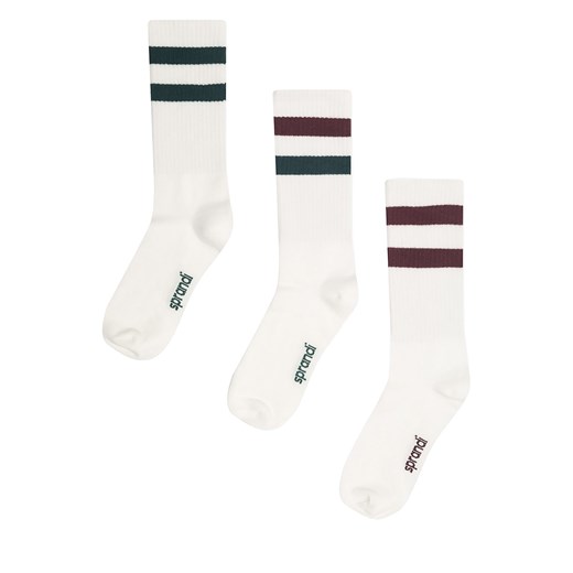 Zestaw 3 par wysokich skarpet unisex Sprandi 0UB-004-AW23 (3-pack) Zielony Sprandi 46 eobuwie.pl