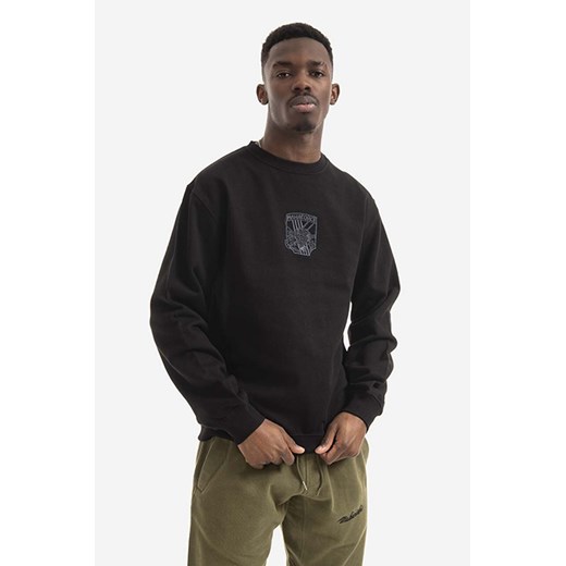 Maharishi bluza bawełniana męska kolor czarny z aplikacją 8075.BLACK-BLACK ze sklepu ANSWEAR.com w kategorii Bluzy męskie - zdjęcie 177722436