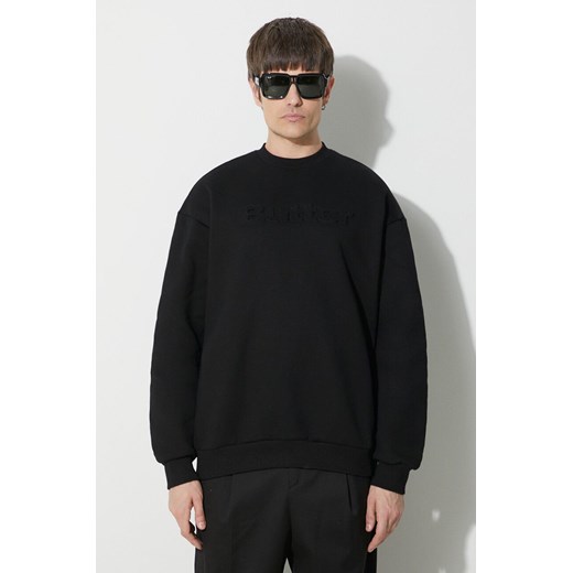 Butter Goods bluza Embossed Logo Crewneck Sweatshirt męska kolor czarny z kapturem z nadrukiem BGQ423D11104 ze sklepu ANSWEAR.com w kategorii Bluzy męskie - zdjęcie 177729059