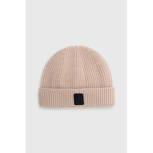 Neil Barett czapka z domieszką wełny FISHERMAN BEANIE kolor beżowy  PBCP335.V9505.9601 ze sklepu ANSWEAR.com w kategorii Czapki zimowe męskie - zdjęcie 177729086