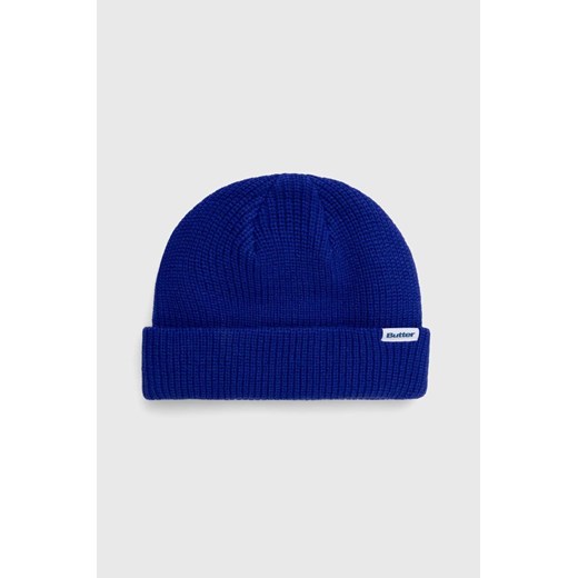 Butter Goods czapka Wharfie Beanie kolor granatowy  BGQ3235706 ze sklepu ANSWEAR.com w kategorii Czapki zimowe męskie - zdjęcie 177729089