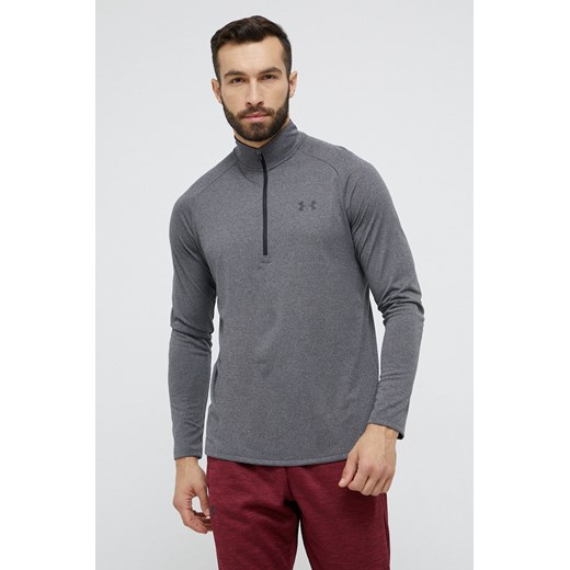 Under Armour bluza treningowa Tech 2.0 kolor szary melanżowa 1328495 ze sklepu ANSWEAR.com w kategorii Bluzy męskie - zdjęcie 177748558