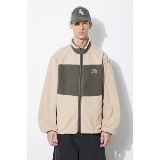 Billionaire Boys Club bluza dwustronna Pull Out Shell męska kolor beżowy wzorzysta B24106 ze sklepu ANSWEAR.com w kategorii Bluzy męskie - zdjęcie 177749469