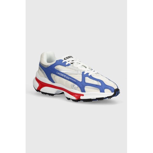 Lacoste sneakersy L003 2K24 Textile kolor biały 47SMA0013 ze sklepu ANSWEAR.com w kategorii Buty sportowe męskie - zdjęcie 177750147