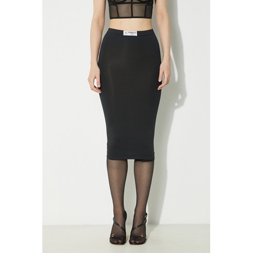Fiorucci spódnica Black Midi Skirt kolor czarny midi ołówkowa W01FPBSK031LY01BK01 ze sklepu ANSWEAR.com w kategorii Spódnice - zdjęcie 177750386