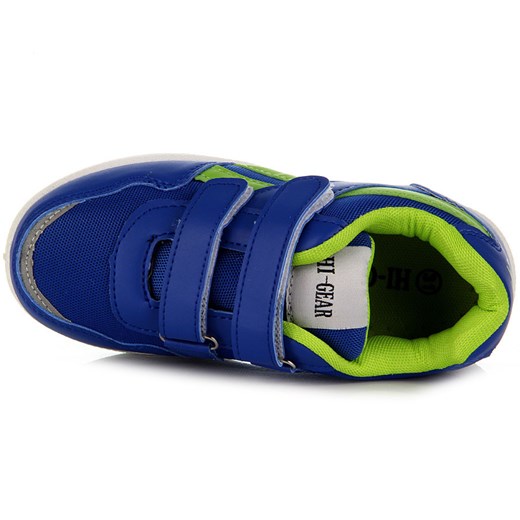 HI-GEAR LW585 niebieskie buty dziecięce sportowe butyraj-pl granatowy skóra
