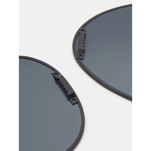 Sinsay - Lusterko 2 pack - czarny Sinsay One Size Sinsay