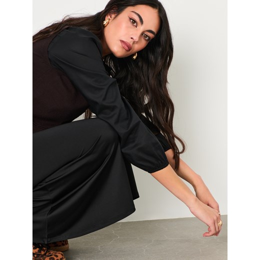 Sinsay - Spódnica midi - czarny Sinsay M Sinsay