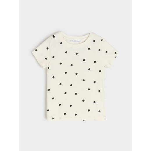 Sinsay - Koszulka 5 pack - kremowy Sinsay 92 Sinsay