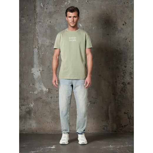 Sinsay - Koszulka - zielony Sinsay XXL Sinsay