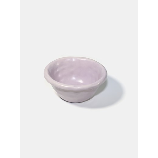 Sinsay - Miska mała z motywem kwiatka - fioletowy Sinsay One Size Sinsay