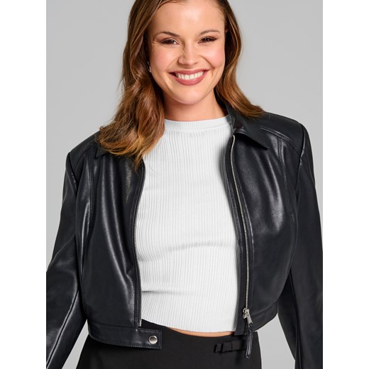 Sinsay - Sweter w prążek - kremowy Sinsay S Sinsay