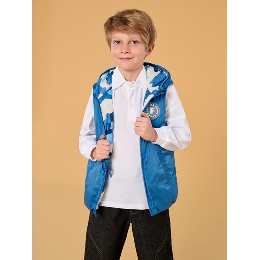 Sinsay - Kamizelka dwustronna - mid blue Sinsay 128 Sinsay
