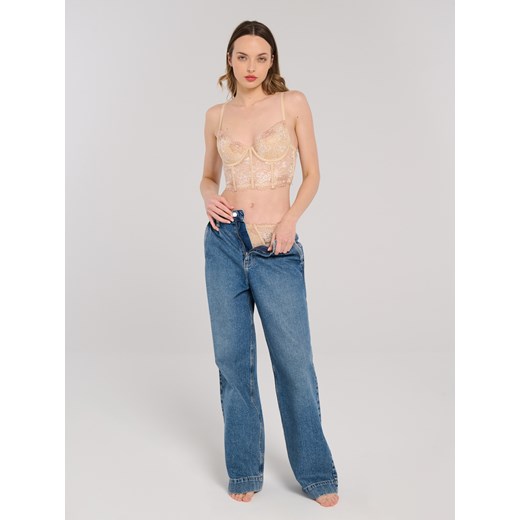 Sinsay - Biustonosz - beżowy Sinsay 75D Sinsay