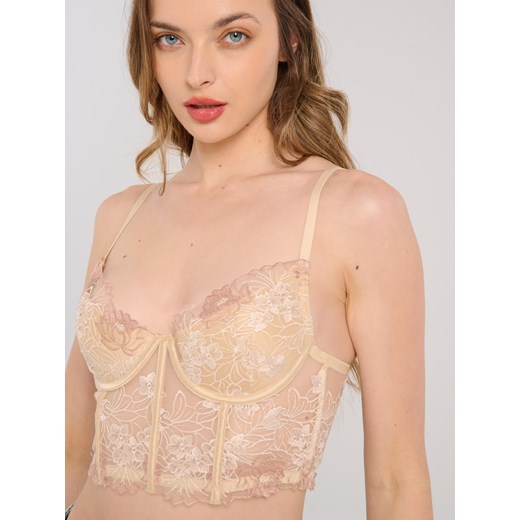 Sinsay - Biustonosz - beżowy Sinsay 85D Sinsay