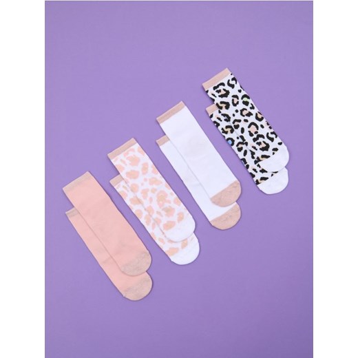 Sinsay - Skarpetki 4 pack - wielobarwny ze sklepu Sinsay w kategorii Skarpetki dziecięce - zdjęcie 177785858