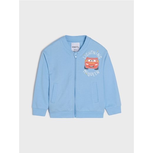 Sinsay - Bluza na zamek Auta - niebieski ze sklepu Sinsay w kategorii Bluzy i swetry - zdjęcie 177786018