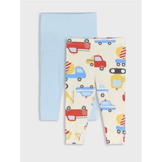 Sinsay - Legginsy 2 pack - kremowy Sinsay 86 Sinsay