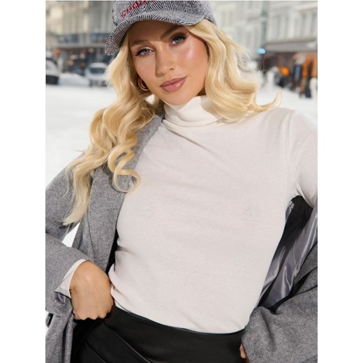 Sinsay - Golf - kremowy ze sklepu Sinsay w kategorii Swetry damskie - zdjęcie 177786519