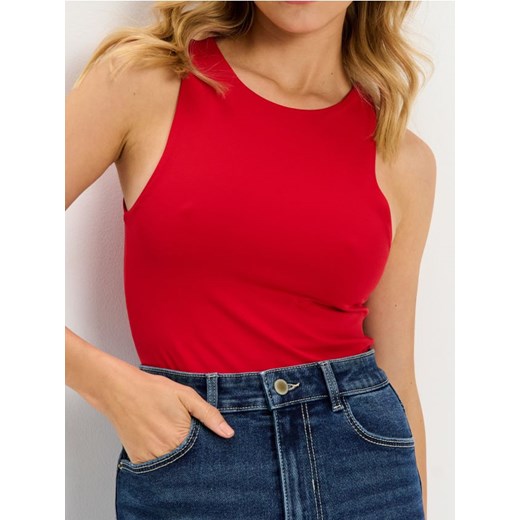 Sinsay - Body - czerwony ze sklepu Sinsay w kategorii Bluzki damskie - zdjęcie 177786535