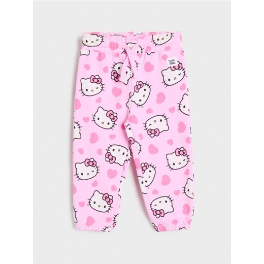 Sinsay - Spodnie dresowe Hello Kitty - begonia ze sklepu Sinsay w kategorii Spodnie i półśpiochy - zdjęcie 177786628