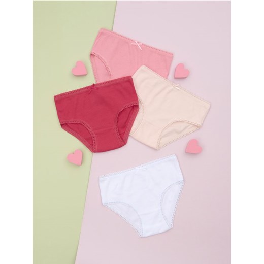 Sinsay - Majtki 4 pack - wielobarwny ze sklepu Sinsay w kategorii Majtki dziecięce - zdjęcie 177786929