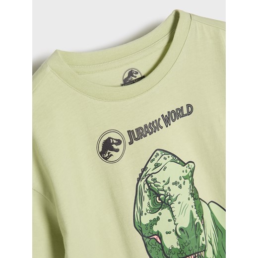 Sinsay - Koszulka Jurassic World - zielony Sinsay 116 Sinsay