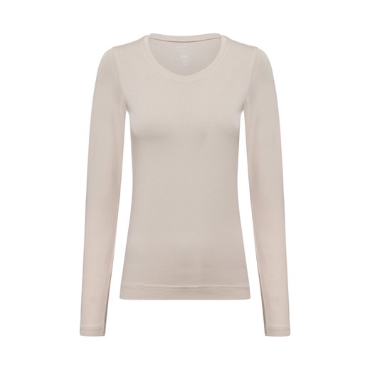 Marie Lund Damska koszulka z długim rękawem Kobiety Dżersej beżowy jednolity Marie Lund XL okazja vangraaf