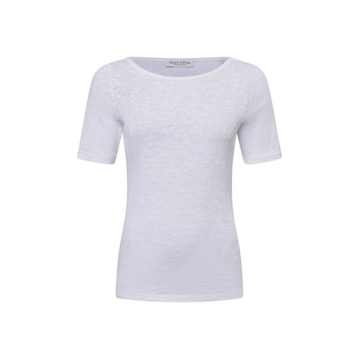 Marc O'Polo T-shirt damski Kobiety Bawełna biały jednolity ze sklepu vangraaf w kategorii Bluzki damskie - zdjęcie 177787926