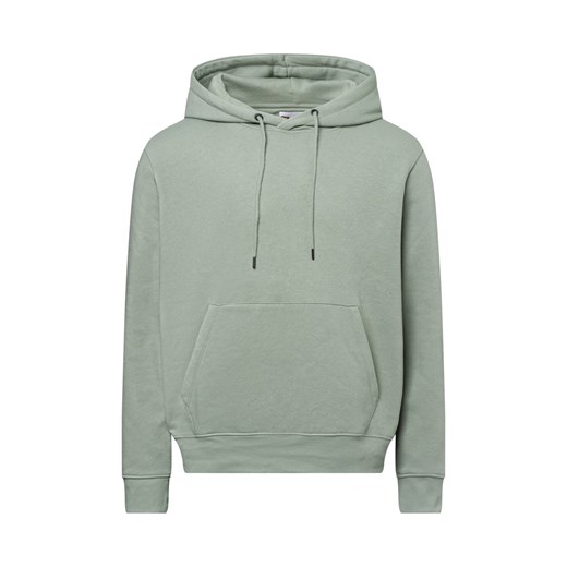 Jack & Jones Męski sweter z kapturem - JJEstar Mężczyźni miętowy jednolity ze sklepu vangraaf w kategorii Bluzy męskie - zdjęcie 177787985