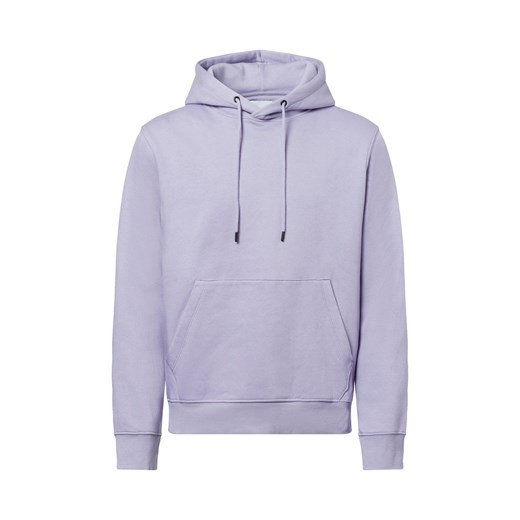 Jack & Jones Męski sweter z kapturem - JJEstar Mężczyźni lila jednolity ze sklepu vangraaf w kategorii Bluzy męskie - zdjęcie 177787987