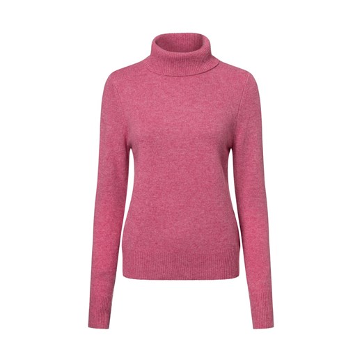 brookshire Sweter damski z dzianiny Kobiety Wełna brudny róż jednolity ze sklepu vangraaf w kategorii Swetry damskie - zdjęcie 177788115