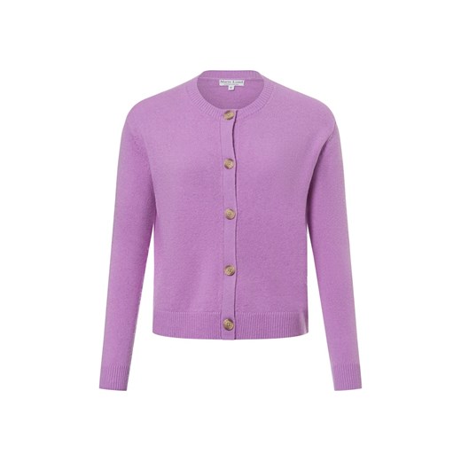 Marie Lund Damski kardigan z wełny merynosów Kobiety Wełna bzowy jednolity Marie Lund M vangraaf