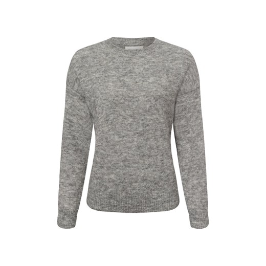 Msch Copenhagen Sweter damski Kobiety jasny szary jednolity ze sklepu vangraaf w kategorii Swetry damskie - zdjęcie 177788385
