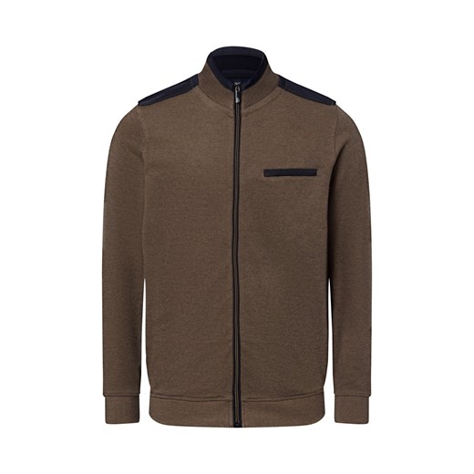 Andrew James Bluza męska Mężczyźni Bawełna wielbłądzi jednolity ze sklepu vangraaf w kategorii Bluzy męskie - zdjęcie 177788459