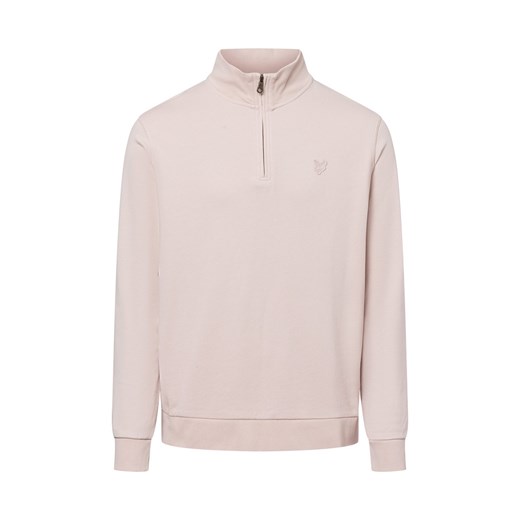 Lyle & Scott Bluza męska Mężczyźni Bawełna różowy jednolity ze sklepu vangraaf w kategorii Bluzy męskie - zdjęcie 177788565