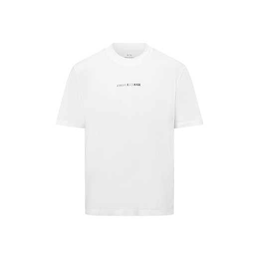 Armani Exchange Koszulka męska Mężczyźni Bawełna écru jednolity ze sklepu vangraaf w kategorii T-shirty męskie - zdjęcie 177788628