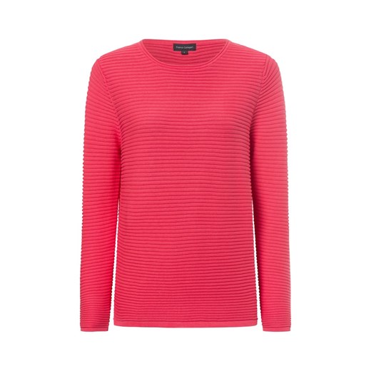 Franco Callegari Sweter damski z dzianiny Kobiety Bawełna wyrazisty róż jednolity - id: 730838-0003-09970 - marki Franco Callegari - 177788699 Franco Callegari Sweter damski z dzianiny Kobiety Bawełna wyrazisty róż jednolity ze sklepu vangraaf w kategorii Swetry damskie - zdjęcie 177788699