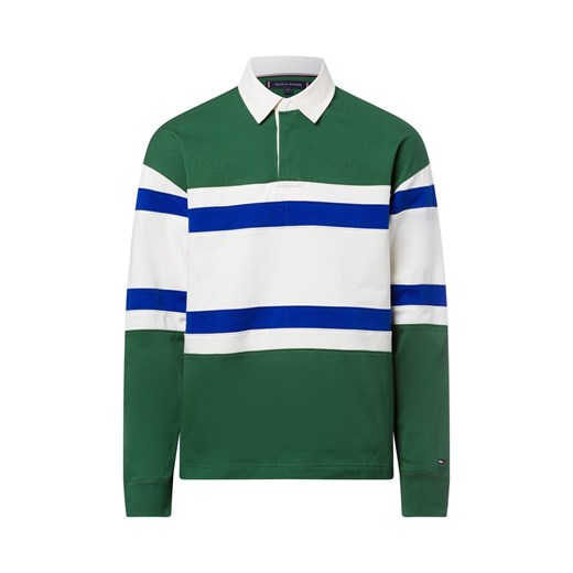 Tommy Hilfiger Bluza męska Mężczyźni Bawełna écru w paski ze sklepu vangraaf w kategorii Bluzy męskie - zdjęcie 177788749
