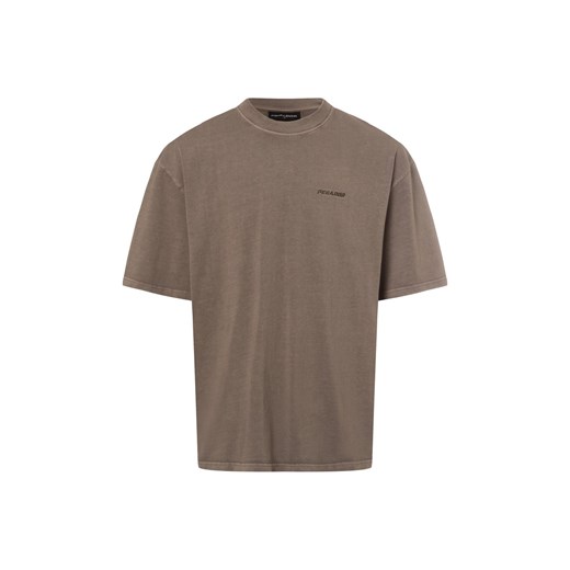 PEGADOR Koszulka męska Mężczyźni Bawełna czekoladowy jednolity ze sklepu vangraaf w kategorii T-shirty męskie - zdjęcie 177788786