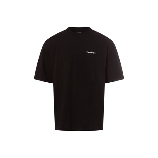 PEGADOR Koszulka męska - Allis Mężczyźni Bawełna czarny jednolity ze sklepu vangraaf w kategorii T-shirty męskie - zdjęcie 177788787