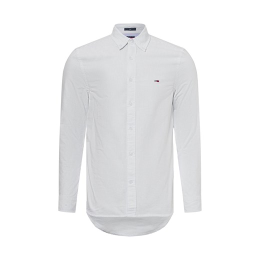Tommy Jeans Koszula męska Mężczyźni Regular Fit Bawełna jasnoniebieski w paski ze sklepu vangraaf w kategorii Koszule męskie - zdjęcie 177788795