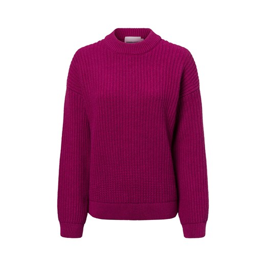 ARMEDANGELS Damski sweter z dzianiny MIYAAR SOLID Kobiety Wełna malinowy jednolity ze sklepu vangraaf w kategorii Swetry damskie - zdjęcie 177788869